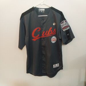 Chicago Cubs 2016 World Series Gray Jersey